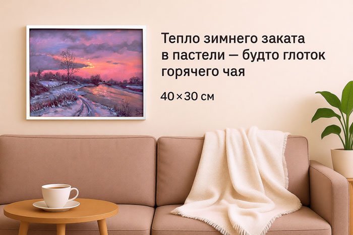 Зимний закат - 2